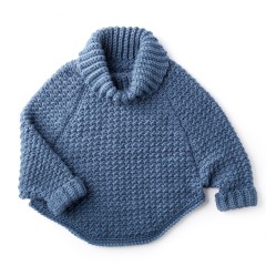 Bernat - Curvey Crochet Cowl Pullover in Roving (downloadable PDF)