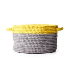 Bernat - Dip Edge Crochet Basket in Blanket (downloadable PDF)