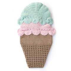 Bernat - Double Scoop Crochet Snuggle Sack in Baby Blanket (downloadable PDF)