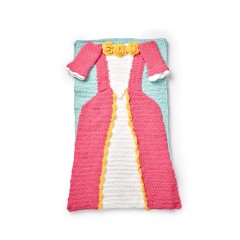 Bernat - Dreamy Princess Crochet Snuggle Sack in Blanketv (downloadable PDF)