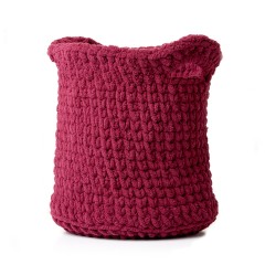 Bernat - Shadow Stitch Crochet Basket in Blanket Extra (downloadable PDF)