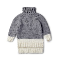 Bernat - EZ Cowl Neck Sweater in Alize Blanket-EZ (downloadable PDF)