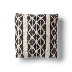 Bernat - Fairisle Knit Pillow in Softee Chunky Tweeds (downloadable PDF)