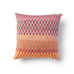 Bernat - Fantastic Fairisle Knit Pillow in Pop! (downloadable PDF)