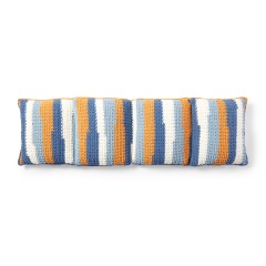 Bernat - Crochet Floor Pillow Lounger in Blanket Stripes (downloadable PDF)
