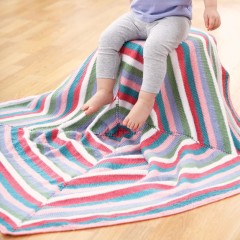 Bernat - From the Middle Blanket in Softee Baby (downloadable PDF)