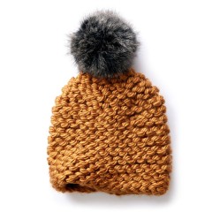 Bernat - Garter Knit Hat in Mega Bulky (downloadable PDF)