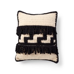Bernat - Graphic Step Crochet Pillow in Blanket (downloadable PDF)