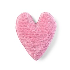 Bernat - Crochet Heart Pillow in Baby Velvet (downloadable PDF)