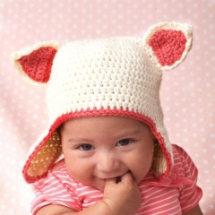 Bernat - Kitty Hat in Softee Baby  (downloadable PDF)