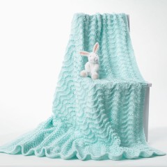 Bernat - Knit Baby Blanket in Softee Baby  (downloadable PDF)