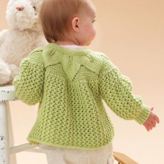 Bernat - Leaf and Lace Set in Softee Baby (downloadable PDF)