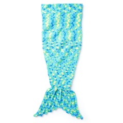 Bernat - My Mermaid Crochet Snuggle Sack in Blanket and Baby Blanket (downloadable PDF)