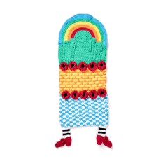 Bernat - Over the Rainbow Crochet Snuggle Sack in Blanket and Baby Blanket (downloadable PDF)