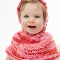 Bernat - Poncho a Go-Go! In Softee Baby Chunky (downloadable PDF)