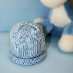 Bernat - Preemie Knit Hat in Softee Baby (downloadable PDF)
