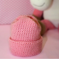 Bernat - Preemie Crochet Hat in Softee Baby (downloadable PDF)