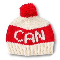 Bernat - State Your Nation Knit Hat in Softee Chunky  (downloadable PDF)