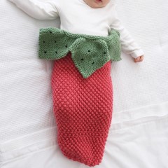 Bernat - Strawberry Cocoon in Softee Baby  (downloadable PDF)