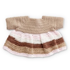 Bernat - Striped Crochet Coat in Softee Baby (downloadable PDF)