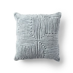 Bernat - Swirling Textures Crochet Pillow in Velvet (downloadable PDF)