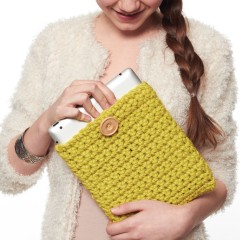 Bernat - Tablet Cover in Softee Chunky  (downloadable PDF)