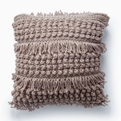 Bernat - Tassel and Texture Crochet Pillow in Softee Chunky (downloadable PDF)
