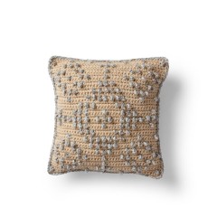 Bernat -Texturific Twist Crochet Pillow in Softee Chunky (downloadable PDF)