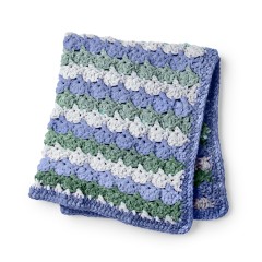 Bernat - Tippy Toes Crochet Blanket in Baby Blanket Dappled (downloadable PDF)