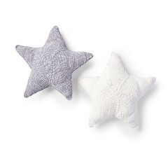 Bernat - Crochet Twinkle Star Pillows in Baby Velvet (downloadable PDF)