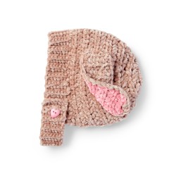 Bernat - Crochet Velveteen Rabbit Hat in Baby Velvet (downloadable PDF)