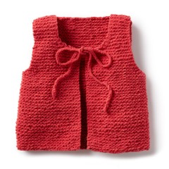 Bernat - Wee Knit Vest in Baby Blanket Tiny (downloadable PDF)