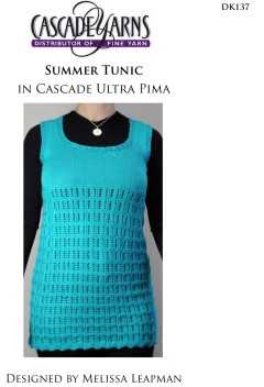 Cascade DK137 - Summer Tunic in Ultra Pima (downloadable PDF)