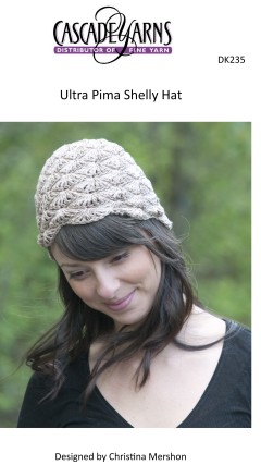 Cascade DK235 - Shelly Hat in Ultra Pima (downloadable PDF)