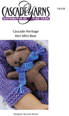 Cascade FW138 - Heri Mini Bear in Heritage (downloadable PDF)