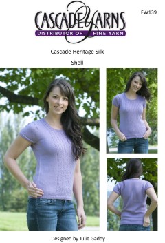 Cascade FW139 - Shell Top in Heritage Silk (downloadable PDF)