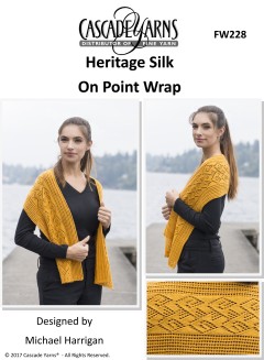 Cascade FW228 - On Point Wrap in Heritage Silk (downloadable PDF)