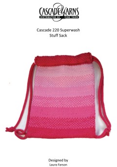 Cascade W276 - Girl's Stuff Sack in 220 Superwash (downloadable PDF)
