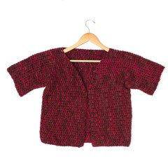 Caron - Anywhere Short-Sleeved Cardi in Simply Soft Paints (downloadable PDF)