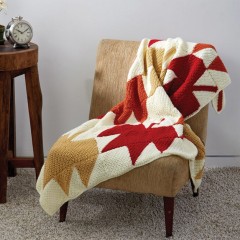 Caron - Autumn Leaves Afghan in Simply Soft (downloadable PDF)