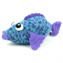 Caron - Big Rainbow Fish in Simply Soft and Simply Soft Paints (downloadable PDF)