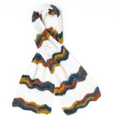 Caron - Chevron Stripes Crochet Scarf in Simply Soft and Simply Soft Stripes (downloadable PDF)
