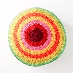 Caron - Color Wheel Pillow in Simply Soft (downloadable PDF)