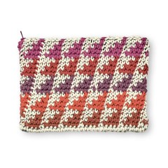Caron - Crochet Clutch Bag in Pantone (downloadable PDF)