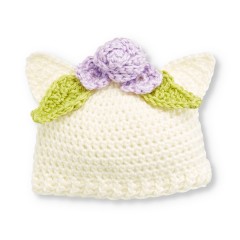 Caron - Crochet Kitten Hat in Simply Soft (downloadable PDF)