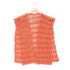 Caron - Crochet Short Ruana Jacket in Simply Soft (downloadable PDF)