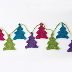 Caron - Happy Little Trees Garland in Simply Soft Party (downloadable PDF)