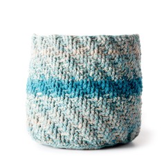 Caron - Marled Crochet Basket in Big Cakes (downloadable PDF)