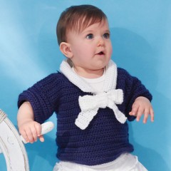 Caron - Nautical Toddler's Top in Simply Soft (downloadable PDF)