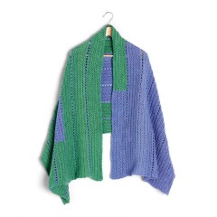 Caron - Bright Bars Crochet Wrap in Simply Soft O'Go (downloadable PDF)